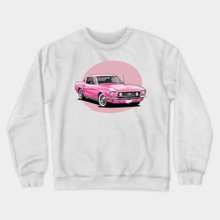 Pink Classic Barbie Car Crewneck Sweatshirt